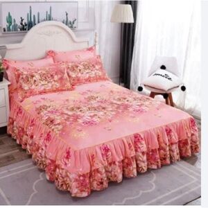 Cotton sheet with 2 pillowcases